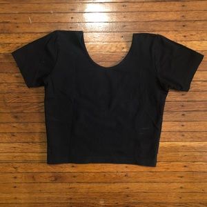 American Apparel Crop Top - Black